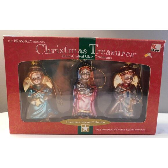 The Brass Keys Inc. "Christmas Pageant Collection" Glass Ornaments 4.5"  2001 - Picture 2 of 8